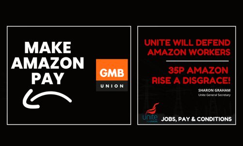 Amazon UK Strike action over pay
